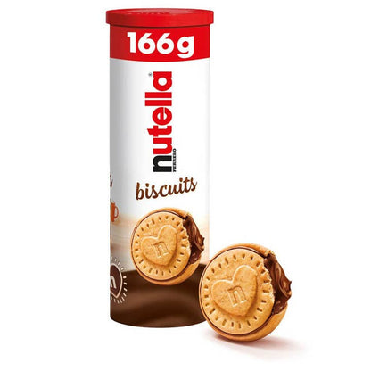 Amuse Bouche - Wholesale Cookie - Nutella Biscuits - in a crush free tube packaging 166g0