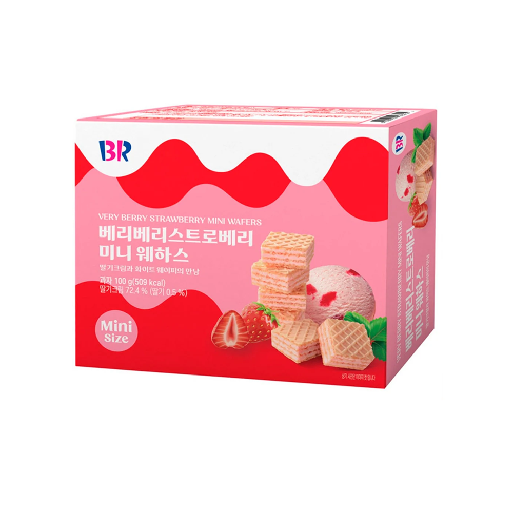 Baskin Robbins - Very Berry Strawberry Mini Wafers (Korea)