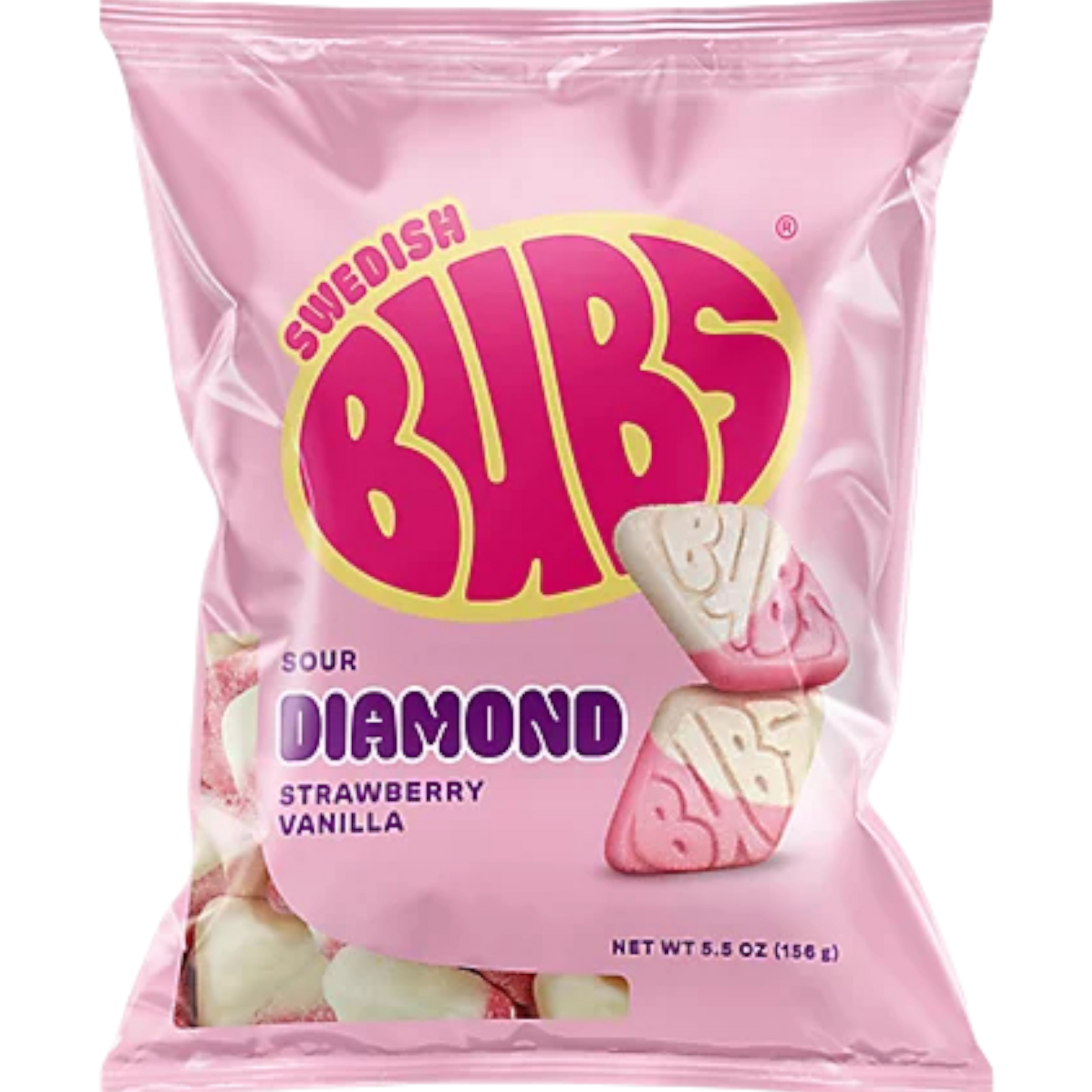 Bubs Sour Diamond Strawberry Vanilla (Sweden) (Mexico)