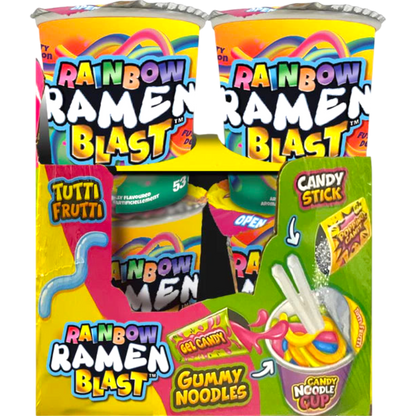 Rainbow Ramen Blast Candy Noodle Cup (China)
